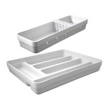 Conjunto Organizador De Gavetas Para Cozinha Branco - Ou