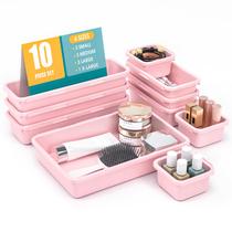 Conjunto organizador de gavetas StoreHappily, 10 unidades com almofadas antiderrapantes Conjunto organizador de gavetas StoreHappily, 10 unidades com almofadas antiderrapantes