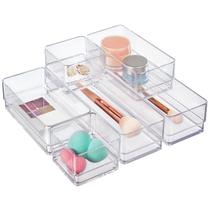 Conjunto organizador de gavetas StorI SimpleSort 6 peças para banheiro
