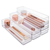 Conjunto organizador de gavetas Stori SimpleSort de 6 peças de plástico transparente