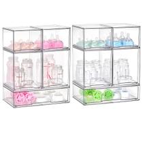 Conjunto Organizador de Mamadeiras Vtopmart 10 Peças Empilhável Conjunto Organizador de Mamadeiras Vtopmart 10 Peças Empilhável
