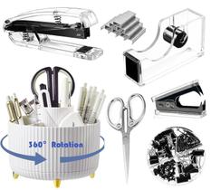 Conjunto Organizador de Mesa Gawsey com Porta-canetas Giratório 360