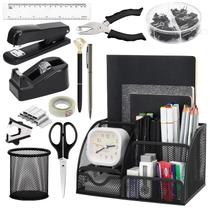 Conjunto organizador de mesa SYMDROMIA 13 em 1 com grampeador e dispensador de fita