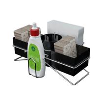 Conjunto Organizador para Chá/Café com Porta Guardanapo Preto