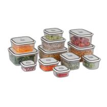 Conjunto Organizador Potes Herméticos Cinza Electrolux 12 Un