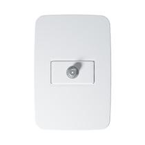 Conjunto Origen Com Placa 4x2 1 Tomada Cabo Coaxial ABB Eletrificacao Conjunto Origen Com Placa 4x2 1 Tomada Cabo Coaxial ABB Eletrificacao