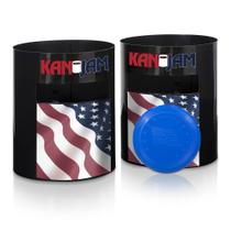 Conjunto original de frisbee ao ar livre Target Toss Game Kan Jam, EUA Conjunto original de frisbee ao ar livre Target Toss Game Kan Jam, EUA