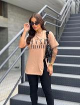 Conjunto Over Feminino Moda Calça E Camiseta