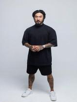 Conjunto Oversized Preto Gola Alta Basico
