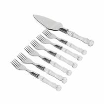 Conjunto p/ bolo haus tasty 7 peças aço inox 57013/101 Conjunto p/ bolo haus tasty 7 peças aço inox 57013/101