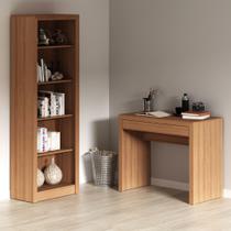 Conjunto p/ Escritório 2 peças Amêndoa Tecnomobili