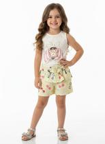 Conjunto P/ FESTA Regata C/shorts EM Cetim Nº 1 Ao 3