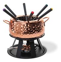 Conjunto P / FONDUE Inox BRINOX 11 PÇS - Cobre