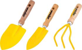 Conjunto p/ Jardim c/ 3 peças Cabos Em Madeira Vonder Plus