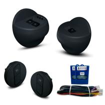 Conjunto p/ Vidro Elétrico Gol G4 4 Portas Grafite Botão Dial Completo Inteligente