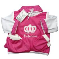 Conjunto Pagão Bebe Bordado Com 05 Peças Recém Nascido Menino Menina RN a 01 mês - GPShope