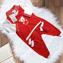 Conjunto Pagão Para Bebe Bordado Com 05 Peças RN a 01 mês e prematuro - GPShope