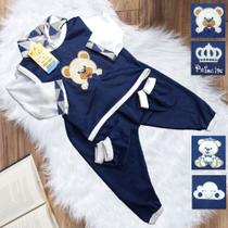 Conjunto Pagão Para Bebe Bordado Com 05 Peças RN a 01 mês e prematuro Conjunto Pagão Para Bebe Bordado Com 05 Peças RN a 01 mês e prematuro