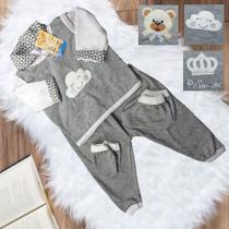 Conjunto Pagão Para Bebe Bordado Com 05 Peças RN a 01 mês e prematuro