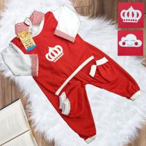 Conjunto Pagão Para Bebe Bordado Com 05 Peças RN a 01 mês e prematuro - GPShope