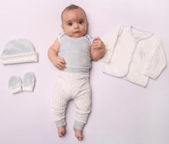 Conjunto Pagão Plush Macio Quente e Aconchegante Para Bebê Joe