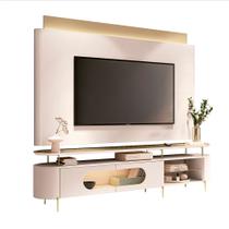 Conjunto Painel c/LED Majestade Bancada Greta TV até 85 Polegadas Off White/Champagne G26 - Gran Belo Conjunto Painel c/LED Majestade Bancada Greta TV até 85 Polegadas Off White/Champagne G26 - Gran Belo