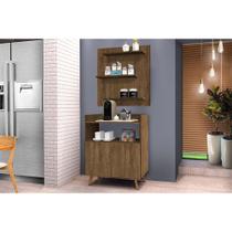 Conjunto Painel e Aparador Cantinho do Café Suiça Ferrara Madeirado Conjunto Painel e Aparador Cantinho do Café Suiça Ferrara Madeirado