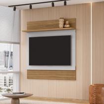 Conjunto Painel e Rack Gardênia Cinamomo Off White