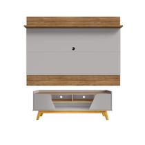 Conjunto Painel e Rack Sui Cinamomo Off White