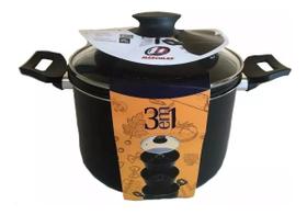 Conjunto Panela Antiaderente 3 em 1 - 3,9 Litros Conjunto Panela Antiaderente 3 em 1 - 3,9 Litros