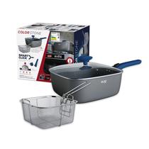 Conjunto Panela Indução Com Cesto P/ Fritura 24cm Óleo Frito