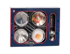 Conjunto Panela Metal Cozinha Infantil De Brinquedo