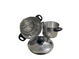 Conjunto / Panela para Cozimento a Vapor 18cm em aluminio