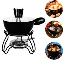 Conjunto Panela Para Fondue Cerâmica 8 Peças Lausanne 700 Ml