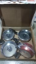 Conjunto Panela Perfect Eirilar com 5 Pcs Anti Aderente Cobre