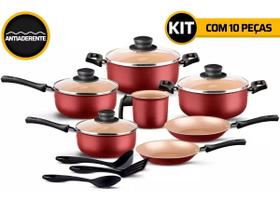 Conjunto Panelas 10 Peças Seletta Antiaderente MTA