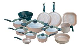 Conjunto Panelas 13 Peças Premium Antiaderente Teflon Tampa Conjunto Panelas 13 Peças Premium Antiaderente Teflon Tampa