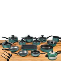 Conjunto Panelas 17 Pc Antiaderente Panela Pressão 2 Litros