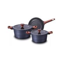 Conjunto Panelas 3 Peças Titanium Revestimento Cerâmico MTA