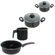 Conjunto Panelas 4 peças Indução Cooktop Vítreo Cerâmica JJB