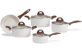 Conjunto Panelas 5 PÇS Smart Plus Vanilla