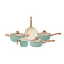 Conjunto Panelas 5 Peças Antiaderente Ideal para Cozinhar sem Grudar Azul Conjunto Panelas 5 Peças Antiaderente Ideal para Cozinhar sem Grudar Azul
