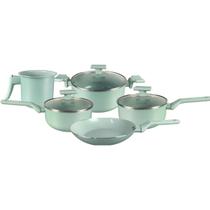 Conjunto Panelas 5 Peças Sartin Cook Cor Aquamint Mimo Style