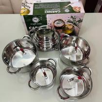 Conjunto panelas aço cirúrgico ROYAL 23pcs