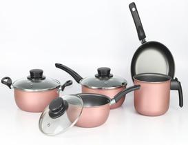 Conjunto Panelas Aluminio Antiaderente Cozinha - Dona Chefa