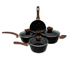 Conjunto Panelas Antiaderente 4 Peças Preto Indução Cozinha sem Esforço Fácil Limpeza Tampa de Vidro Presente Perfeito Conjunto Panelas Antiaderente 4 Peças Preto Indução Cozinha sem Esforço Fácil Limpeza Tampa de Vidro Presente Perfeito