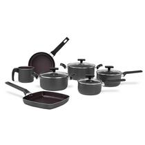 Conjunto Panelas Antiaderente Brinox Preserve Cinza 7 Pecas 7238/101