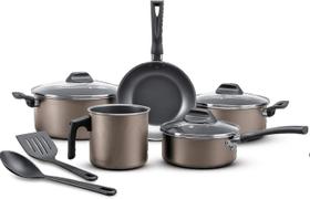 Conjunto panelas brinox 7 pcs cacau fendi