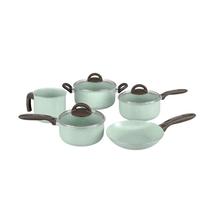 Conjunto Panelas Brinox Ceramic Life Suprema Verde 5 Peças Conjunto Panelas Brinox Ceramic Life Suprema Verde 5 Peças