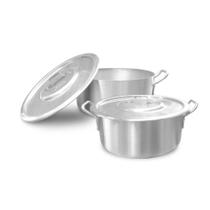 Conjunto Panelas Caçarolas Cozinha Hotel 8,0L E 9,8L